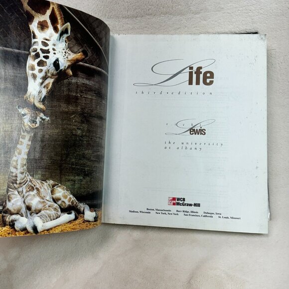 Life, 3rd Edition (Giraffe Cover) - Hardcover by Ricki Lewis - Picture 2 of 5